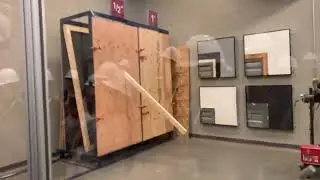 2x4 gun versus 1/2&rdquo; plywood