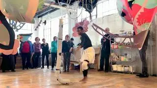 Adria Arch installation activated by sound and movement