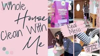 WHOLE HOUSE CLEAN WITH ME CLEANING MOTIVATION 2020 | LAUNDRY ROUTINES BIG FAMILY | MUMMY OF FOUR UK