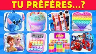 TU PRÉFÈRES...? Choisis ton MATÉRIEL SCOLAIRE 📚✏️🎒