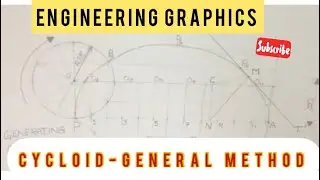 CYCLOID-General method construction-Engineering Graphics