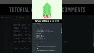 New Year 3D Animation Effects using Html and CSS Only 