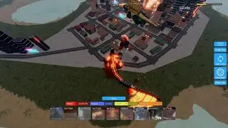Roblox kaijui universe Burning godzilla Gameplay