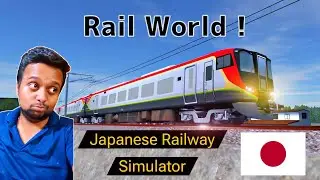 RailWorld ! | New Japanese Android Train Simulator Game | Full Hindi Gameplay 2025 4K+60FPS