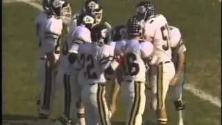 Walt Whitman vs Sachem - First Half - 1984 Suffolk County Division 1 Football Championship Game.