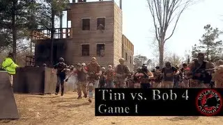 Airsoft GI - Tim vs. Bob 4: Game 1 - The Timpire Makes Landfall
