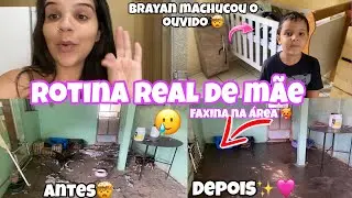 ROTINA REAL DE MÃE 🤯limpeza pesada