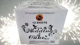 Wedding Cake Firework Demo - Hot Fireworks - 12 Shots - 500 Gram