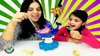 Mother vs Daughter FLASHY THE WHALE CHALLENGE Fun Game #Kids | Adys Toys & Games #Funny #Challenges