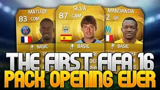 FIFA 16(MOBILE)-THE FIRST EVER PACK OPENING?!! W/INCREDIBLE PLAYER+INFO?!!!!!!