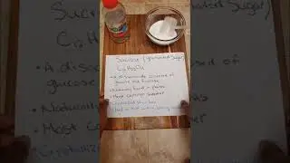 Corn Syrup and Sugar