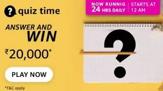 Amazon Quiz Answers Today | 16 September 2021