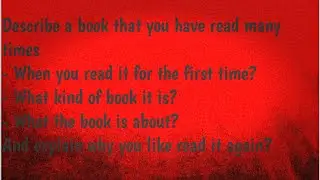 describe a book that you have read many times | ielts speaking cue card |part 2| Describe a book |