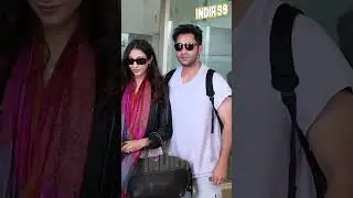 Arman Jain & Annisha Malhotra Leaving From Jaisalmer Airport Post Sid Kiara Marriage