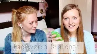 Backwards Word Challenge | Песни наоборот &hearts;