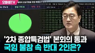 '2차 종합특검법' 드디어 본회의 통과, 국힘 불참 속 반대 2인은 누구?