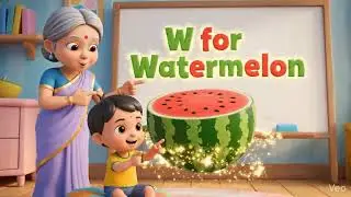 W for #Watermelon | Fun #Learning with #Nani & Betu | #Kids #fruits | Nani #teaching
