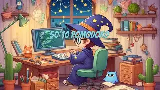 Code Like a Wizard! 🧙&zwj;♂️✨ | 2 Hours Study With Me | Pomodoro 2x50/10 | Relaxing Piano