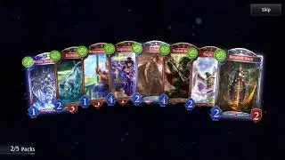 Shadowverse- Dawnbreak Nightedge- Promo&ccedil;&atilde;o do 2&ordm; anivers&aacute;rio- 5 Starforged Legends- PDK e Python!