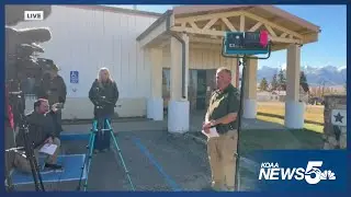 Custer County Sheriff provides updates on ongoing manhunt after three people were killed Monday