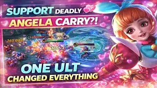 Angela Full Gameplay | Epic Rank Support Carry 💖🔥 | MLBB