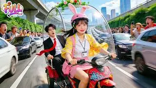 CEO Hampir Telat Rapat Penting, Cuma Gadis Miskin Ngebut Motor Listrik Ke Kantor—Cinta Mulai!