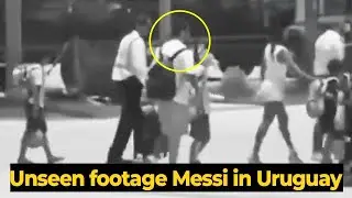 Реакция толпы на прибытие Месси с семьей в Уругвай на вечеринку по случаю дня рождения Дельфины С...