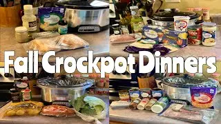 What’s for Dinner| Easy & Budget Friendly Crockpot Recipes| Perfect for Fall 🍁