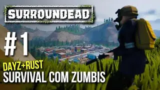 Overman jogando SurrounDead #1 | NOVO JOGO DE SOBREVIV&Ecirc;NCIA DE APOCALIPSE ZUMBI - Lives do Overman