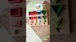 Montessori wooden toys for early child development - Learning Island #Woodentoys #montessoritoys