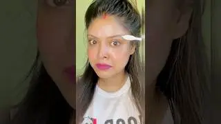 💥Eyebrows Draw Hack with toothbrush 🪥 😲| #youtubeshorts #hacks #viralshorts #shortsvideo