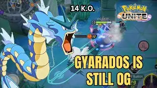 Gyarados is Still OG 14 kills With Gyarados || Pokemon Unite gameplay 2025 new video #gyarados 