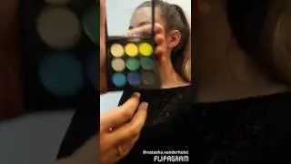 MAC Cosmetics themeday look: eyes on mac, great brows, brushstroke liner, splash and last