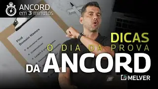 VAI FAZER A PROVA DA ANCORD? | Dicas importantes antes de agendar a sua prova