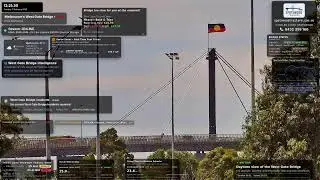 West Gate Bridge LIVE &mdash; Real-Time Traffic & Conditions (Melbourne)