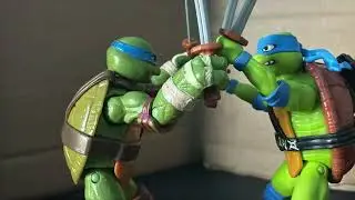 Leo 2012  vs Leo mutant mayhem part 1 /stop motion