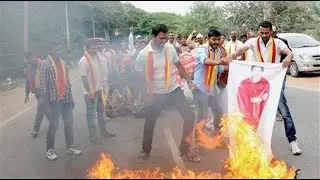 Cauvery Water Released in Tamil Nadu - Protest in Karnataka