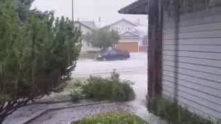 Calgary hail storm, August 4, 2015 #1