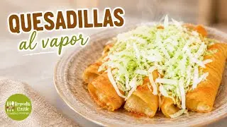 Quesadillas al Vapor | Receta Fácil y Deliciosa Chicharrón y Papa con Chorizo