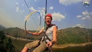 Kulekhani Nepal Zipline with some circus