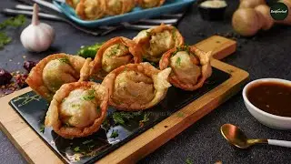 Wonton Samosa Recipe by SooperChef