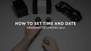 Grainmaster 45mm Chrono - How To Set Time & Date - Original Grain
