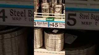 Dmart | 50% off | starting at 19/- ru only | stainless steel dinner set | #dmart #shopping #items .