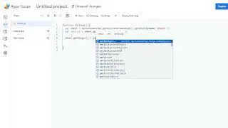 Google Apps Script course(3) : For Loop {with business use}