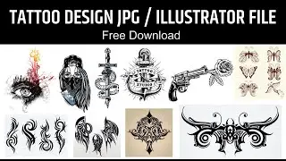 How to TATTOO DESIGN Clip Art  2023 | JPG , Illustrator File | Free Download  | Page - 66