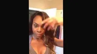 Equal Brazilian Natural Loose (Lace Front) Lace deep diagonal part wig.