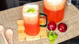 Aloo Bukharay da Juice | آلو بخارے دا جوس | How to make Plum juice | Refreshing summer drink