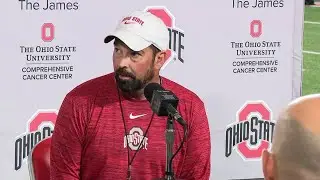 Ohio State press conference | Ryan Day discusses quarterback battle, fall practice
