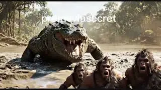 Life 6.4 Million Years Ago | Prehistoric Humans Confront River Monsters and Crocodiles