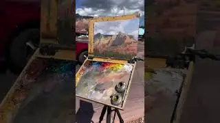Plein Air Painting in Sedona's Uptown